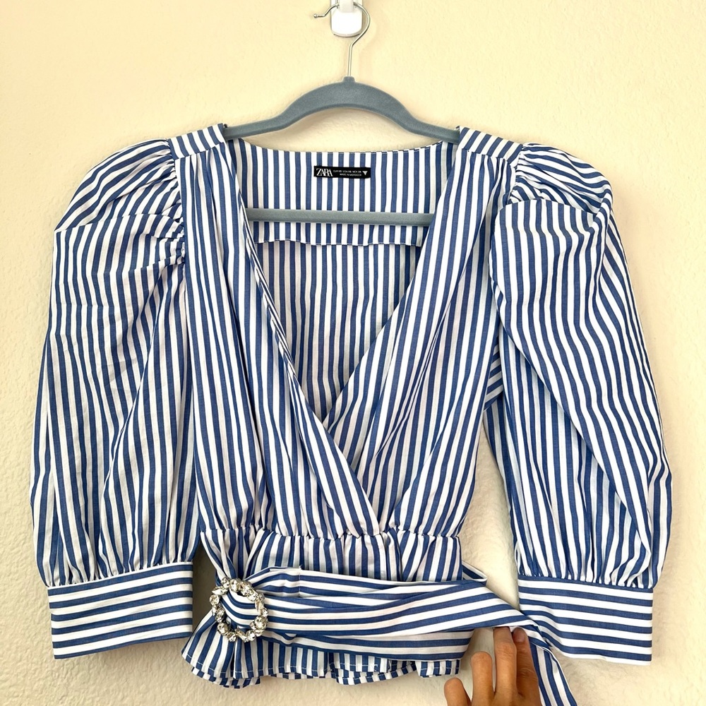 Zara office blouse